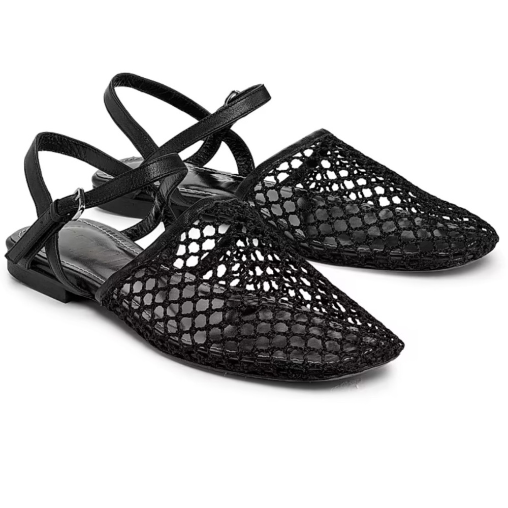 Staud Rete Paper Net Sandals